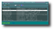 David system - the network management system: A main view of xdesc graphic application